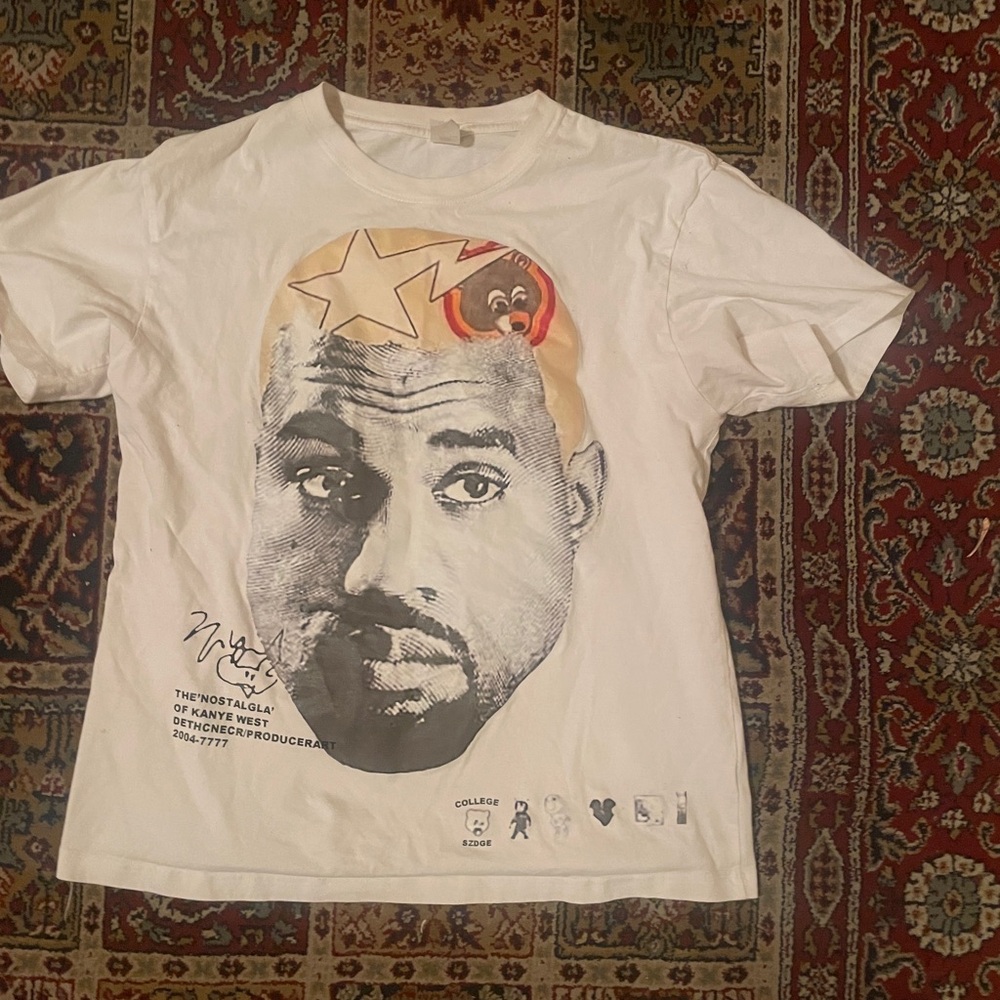 White Graphic Kanye Graduation T-Shirt